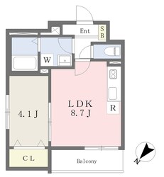 アザレア南林間の物件間取画像